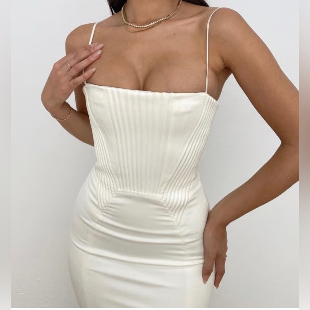 House of CB Cream Dress